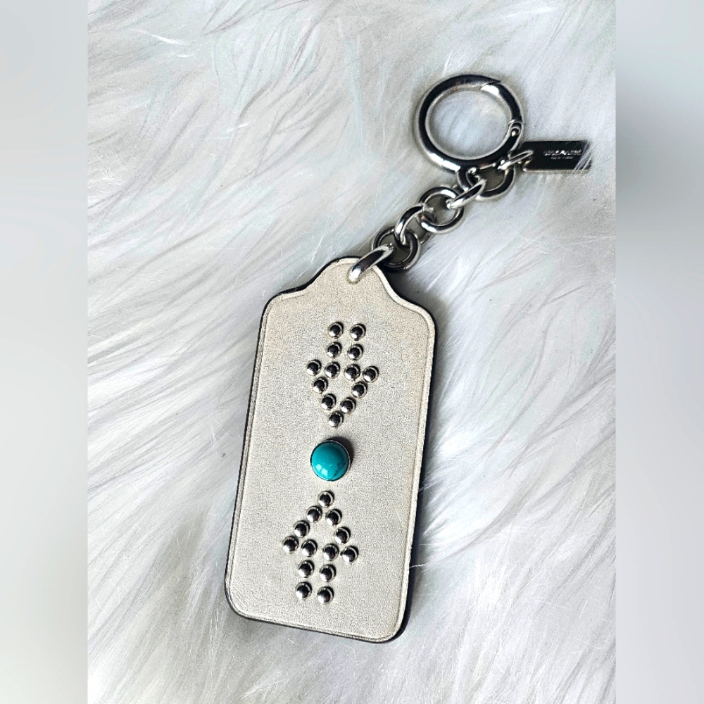 💎 Coach 1941 Western Rivets Hangtag Bag Charm